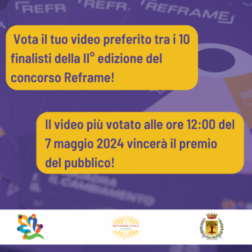 Selezionati i 10 video finalisti del concorso Reframe 2024