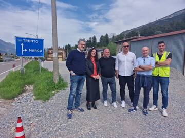 Nuovo marciapiede e illuminazione pubblica in via Varini a Marco