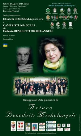 L’omaggio di Rovereto ad Arturo Benedetti Michelangeli al Teatro Zandonai nel trentennale della scomparsa