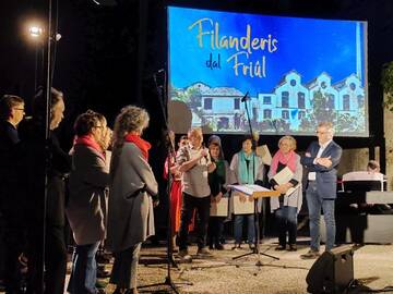 Lo spettacolo teatrale Filanderis dal Friûl presso il Filatoio Colle Masotti