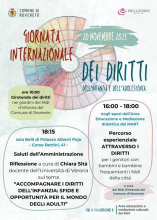 Lunedì 20 novembre 2023 è la Giornata Internazionale dei diritti dell’infanzia e dell’adolescenza
