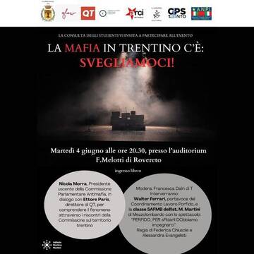 La Mafia in Trentino c’è. Svegliamoci!