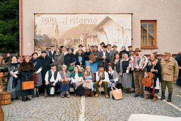 Una delegazione di Marco a Dolni Dobrouc nella Repubblica Ceca