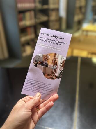 Parte la settimana prossima Reading4Ageing, un programma formativo per il benessere delle persone anziane